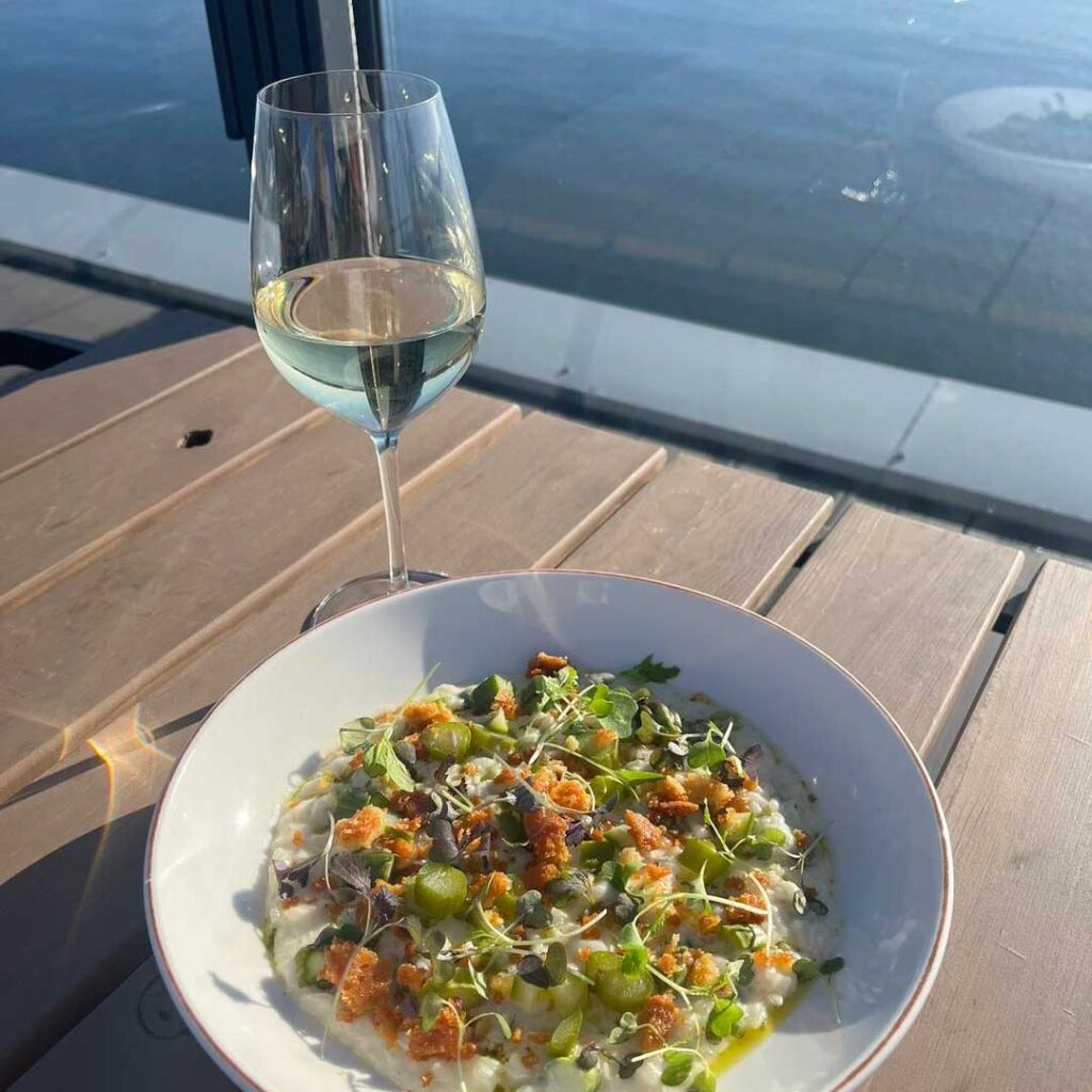 Parsamenun risotto-annos.